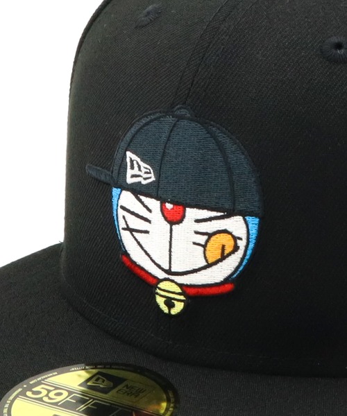 NEW ERA × ドラえもん キャップ 7 3/8 ブラック どら焼き 限定 NEW ERA ニューエラ ドラえもん 59FIFTY キャップ 7 5/8 ブラック 60