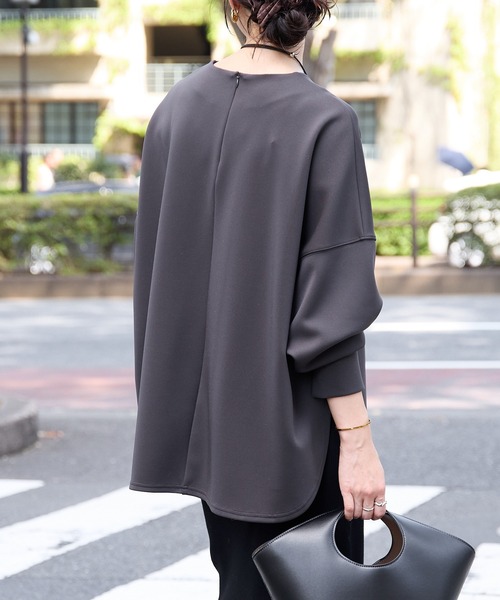 ダンボールポンチョプルオーバー（Tシャツ/カットソー）｜RIVE DROITE