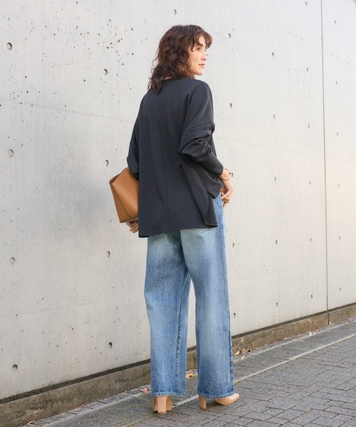 ダンボールポンチョプルオーバー（Tシャツ/カットソー）｜RIVE DROITE