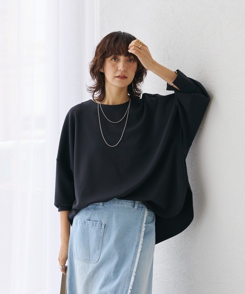 ダンボールポンチョプルオーバー（Tシャツ/カットソー）｜RIVE DROITE