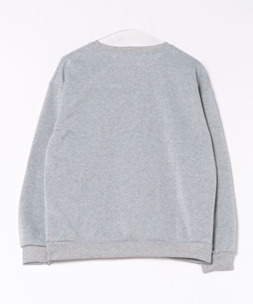 おしゃれスタ(オシャレスタ)の「英字レターカジュアルトレーナー(スウェット・レディース・グレー・M/L/XL/XXL)」の6枚目の写真