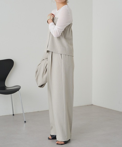 Omekashi（オメカシ）の「2WAY TRビスチェ（チューブトップ・レディース・ベージュ/ライトグレー・FREE）」の15枚目の写真