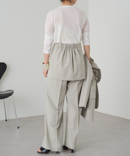 Omekashi（オメカシ）の「2WAY TRビスチェ（チューブトップ・レディース・ベージュ/ライトグレー・FREE）」の13枚目の写真