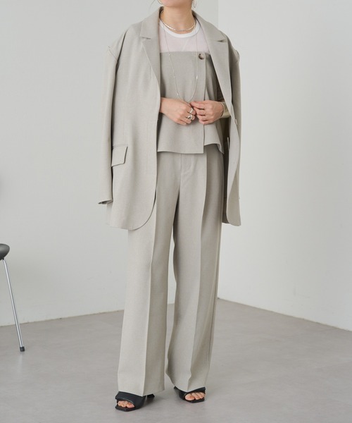 Omekashi（オメカシ）の「2WAY TRビスチェ（チューブトップ・レディース・ベージュ/ライトグレー・FREE）」の19枚目の写真