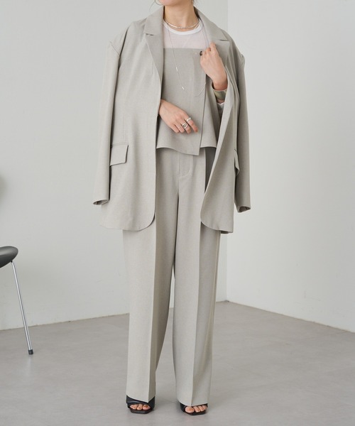 Omekashi（オメカシ）の「2WAY TRビスチェ（チューブトップ・レディース・ベージュ/ライトグレー・FREE）」の18枚目の写真