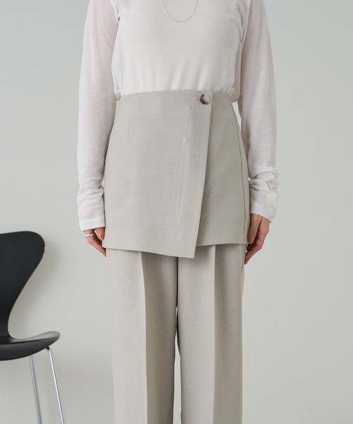 Omekashi（オメカシ）の「2WAY TRビスチェ（チューブトップ・レディース・ベージュ/ライトグレー・FREE）」の6枚目の写真