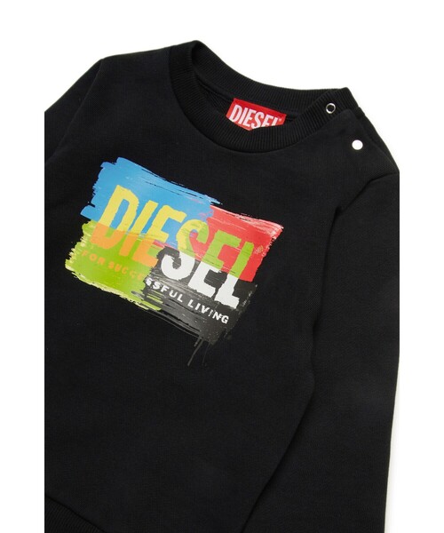 DIESEL（ディーゼル）の「ベビー スウェット SKANDB（スウェット・キッズ・オフホワイト/ブラック・18M/12M/36M/24M）」の3枚目の写真