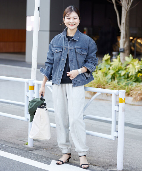 LE DENIM ボクシートラッカーデニムジャケット（デニムジャケット