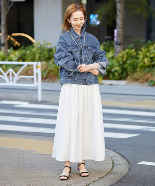 LE DENIM ボクシートラッカーデニムジャケット（デニムジャケット