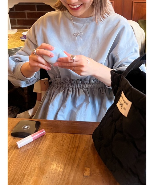 jumelle（ジュメロ）の「ribbon necklace（ネックレス・レディース・シルバー・FREE）」の10枚目の写真