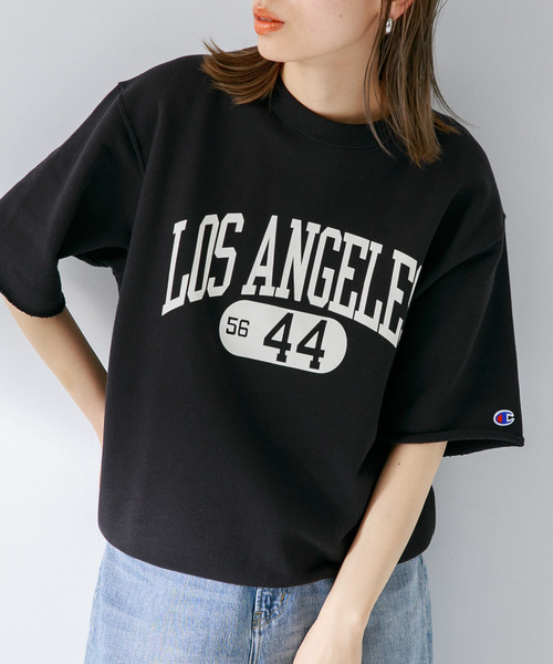 未使用 別注 Champion×Sonny Label Tシャツ 別注』Champion×Sonny Label ロゴスウェットTシャツ[LWA5