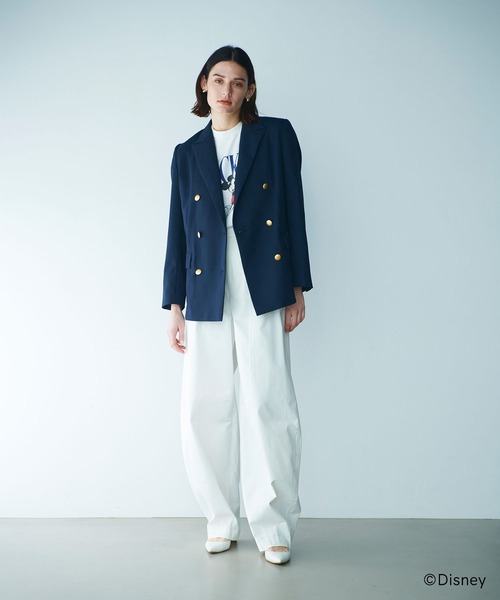 N.O.R.C(ノーク)の「カーブパンツ(その他パンツ・レディース・オフホワイト/ネイビー・S/M)」の6枚目の写真
