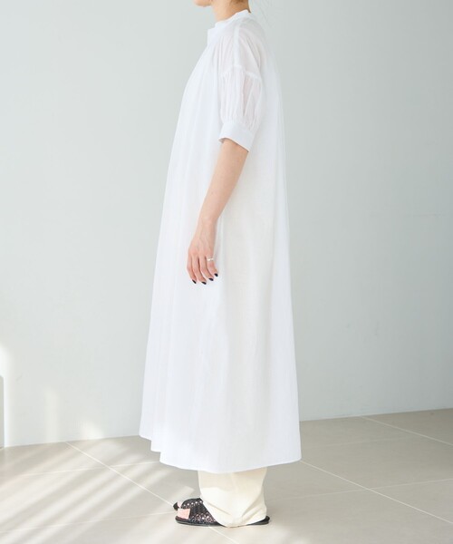 FREAK'S STORE（フリークスストア）の「WEB限定　インド 組紐ボタン スキッパーワンピース（ワンピース・レディース・グリーン/ブラック/ブルー/オフホワイト/オレンジ/イエロー・SMALL/MEDIUM）」の21枚目の写真