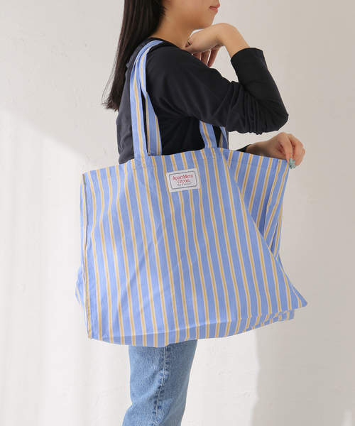 SLOBE citron.(スローブシトロン)の「《追加》SLOBE citron. ランドリートートバッグ(トートバッグ・レディース・サックスブルー/ピンク・FREE)」の18枚目の写真