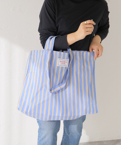 SLOBE citron.(スローブシトロン)の「《追加》SLOBE citron. ランドリートートバッグ(トートバッグ・レディース・サックスブルー/ピンク・FREE)」の19枚目の写真