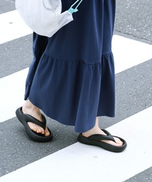 forksy. | 【forksy.】厚底リカバリーサンダル&メッシュ巾着バッグセット(サンダル)