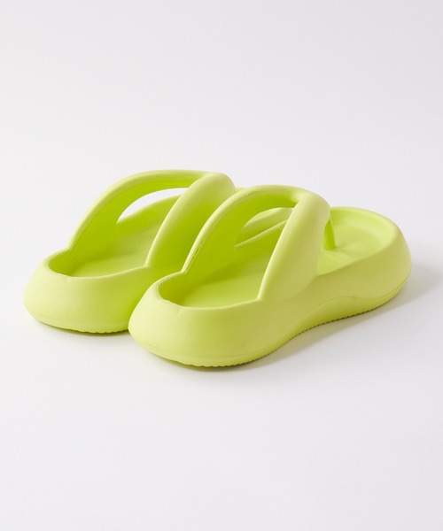 forksy.（フォルクシー）の「【forksy.】厚底リカバリーサンダル＆メッシュ巾着バッグセット（サンダル・レディース・ピンク/ホワイト/ブラック/イエロー・S/L/M）」の19枚目の写真