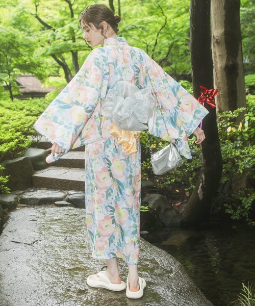 forksy.（フォルクシー）の「【forksy.】厚底リカバリーサンダル＆メッシュ巾着バッグセット（サンダル・レディース・ピンク/ホワイト/ブラック/イエロー・S/L/M）」の7枚目の写真