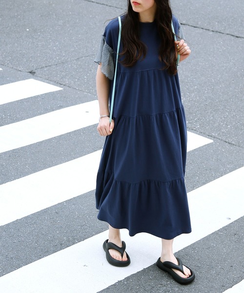 forksy.】厚底リカバリーサンダル＆メッシュ巾着バッグセット forksy