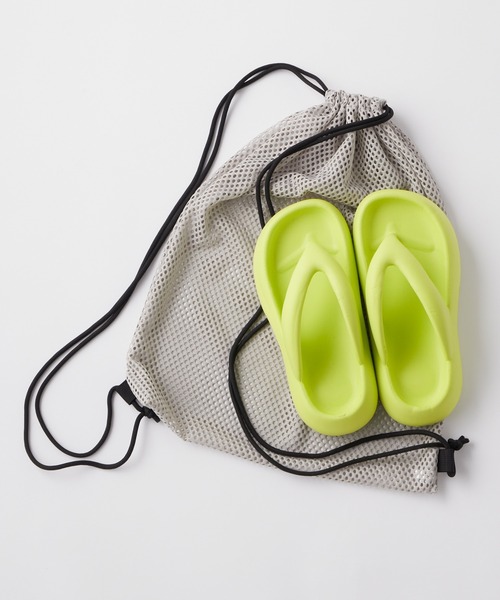 forksy.（フォルクシー）の「【forksy.】厚底リカバリーサンダル＆メッシュ巾着バッグセット（サンダル・レディース・ピンク/ホワイト/ブラック/イエロー・S/L/M）」の20枚目の写真