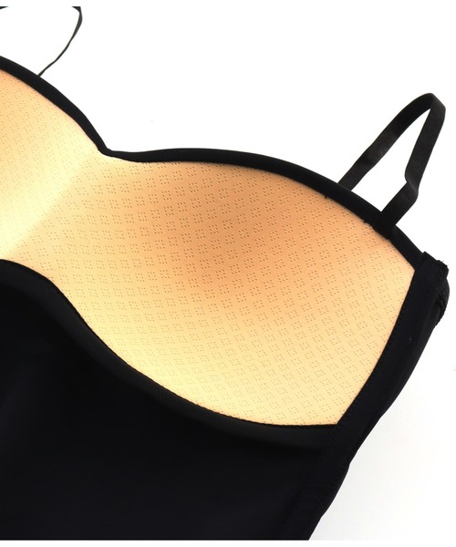 anap mimpi(アナップミンピ)の「シームレスパットインキャミソール(キャミソール・レディース・ブラック/ホワイト・FREE)」の18枚目の写真
