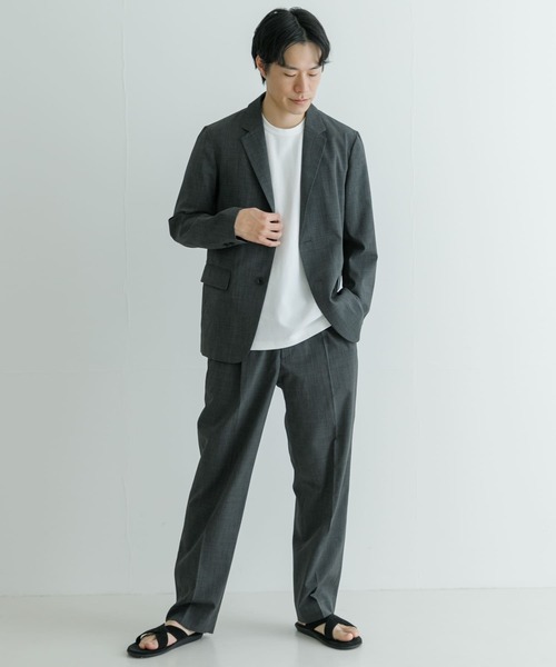 URBAN RESEARCH(アーバンリサーチ)の「『UR TECH DRYLUXE』DRY LUXE 2B JACKET(その他アウター・メンズ・オフホワイト/チャコールグレー/ネイビー・SMALL/MEDIUM/LARGE)」の11枚目の写真