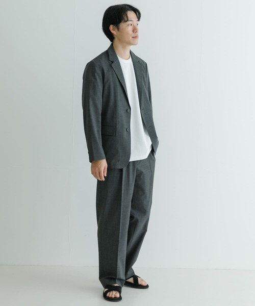 URBAN RESEARCH(アーバンリサーチ)の「『UR TECH DRYLUXE』DRY LUXE 2B JACKET(その他アウター・メンズ・オフホワイト/チャコールグレー/ネイビー・SMALL/MEDIUM/LARGE)」の12枚目の写真