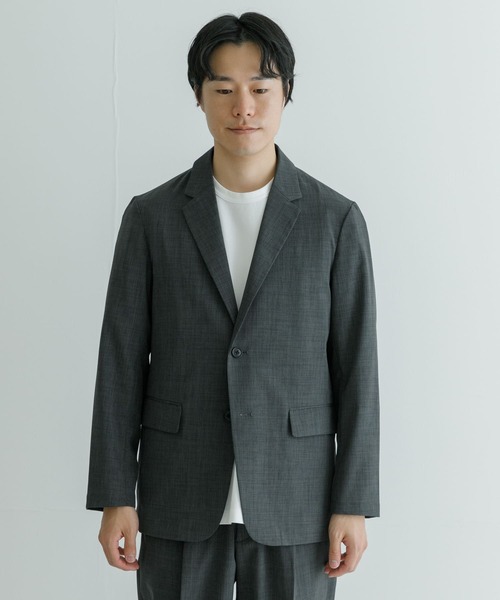 URBAN RESEARCH(アーバンリサーチ)の「『UR TECH DRYLUXE』DRY LUXE 2B JACKET(その他アウター・メンズ・オフホワイト/チャコールグレー/ネイビー・SMALL/MEDIUM/LARGE)」の16枚目の写真