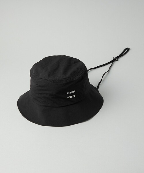 CITEN(シテン)の「<CITEN>パッカブル バゲット ハット(ハット・レディース・ブラック/オフホワイト・FREE)」の2枚目の写真