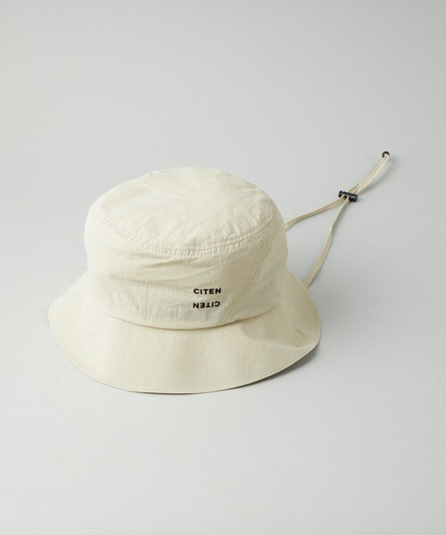 CITEN(シテン)の「<CITEN>パッカブル バゲット ハット(ハット・レディース・ブラック/オフホワイト・FREE)」の4枚目の写真