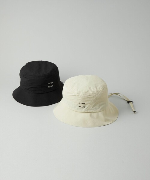 CITEN(シテン)の「<CITEN>パッカブル バゲット ハット(ハット・レディース・ブラック/オフホワイト・FREE)」の8枚目の写真