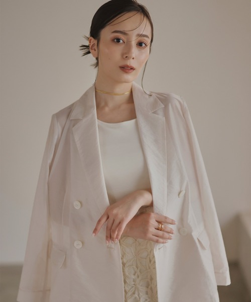 anuans(アニュアンス)の「リボンエンブロイダリーストレートスカート(スカート・レディース・アイボリー/ブラック/ブラウン・SMALL/MEDIUM)」の9枚目の写真