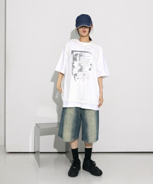 セール】[UNISEX][レイヤードアイテム] [MD PICK]シースルー