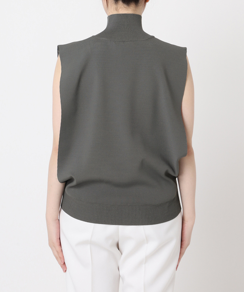 Noble ELENI エルニ 2025AW レイヤードスリーブレスニット ELENI/エルニ レイヤードスリーブレスニット（ニット／セーター