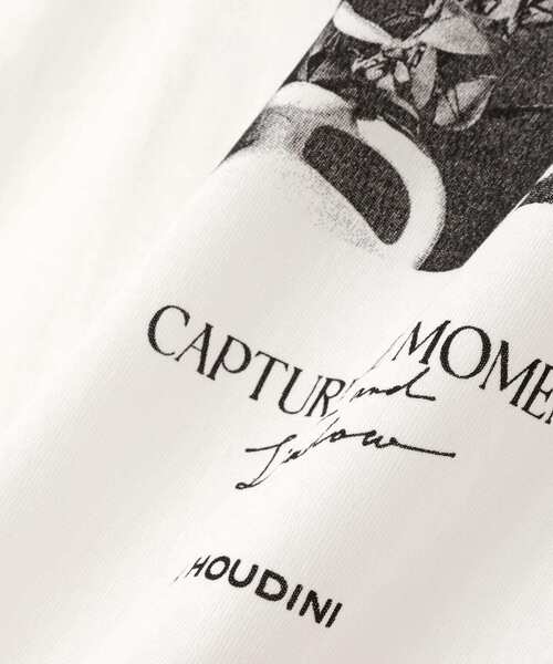 DROIT BELLO（ドロイトベロ）の「DROIT BELLO（ドロイトベロ）PHOTOフレンチTシャツ（Tシャツ/カットソー・レディース・ホワイト/チャコールグレー・F）」の3枚目の写真