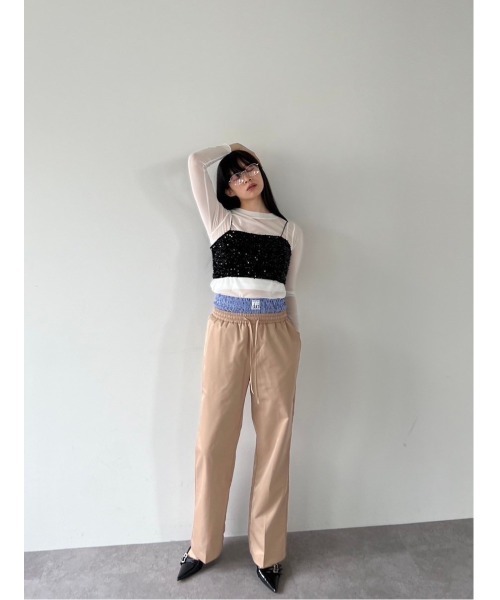 duei(デュイ)の「スパンコールビスチェ(キャミソール・レディース・ブラック/ピンク・FREE)」の11枚目の写真