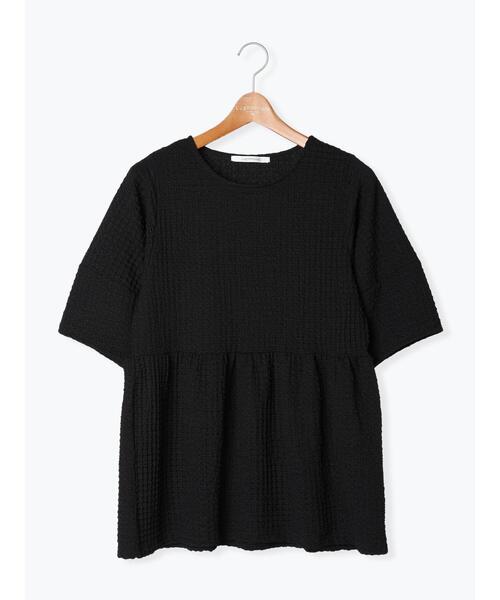 Lugnoncure(ルノンキュール)の「ペプラムふくれカットソー(Tシャツ/カットソー・レディース・オフホワイト/ネイビー/ブラック・F)」の20枚目の写真