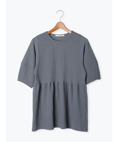 Lugnoncure(ルノンキュール)の「ペプラムふくれカットソー(Tシャツ/カットソー・レディース・オフホワイト/ネイビー/ブラック・F)」の21枚目の写真