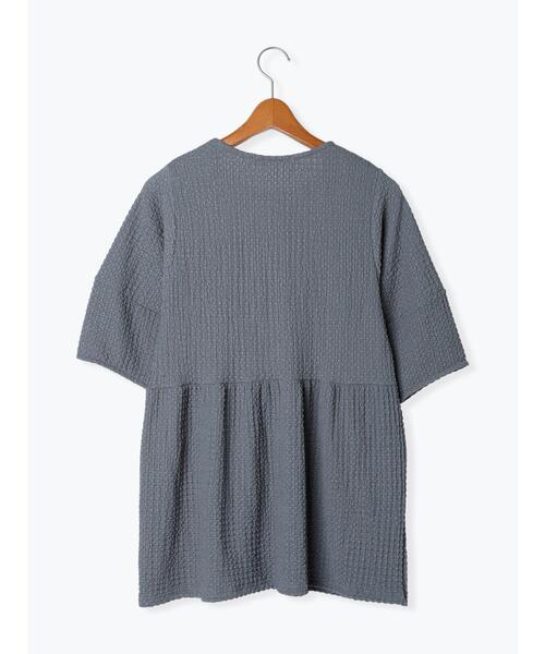 Lugnoncure(ルノンキュール)の「ペプラムふくれカットソー(Tシャツ/カットソー・レディース・オフホワイト/ネイビー/ブラック・F)」の22枚目の写真