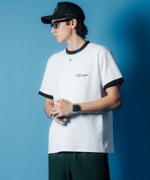 CRIMIE（クライミー）の「TRIM EMBROIDERY SHORT SLEEVE T SHIRT / 刺繍 トリム Tシャツ（Tシャツ/カットソー・メンズ）」