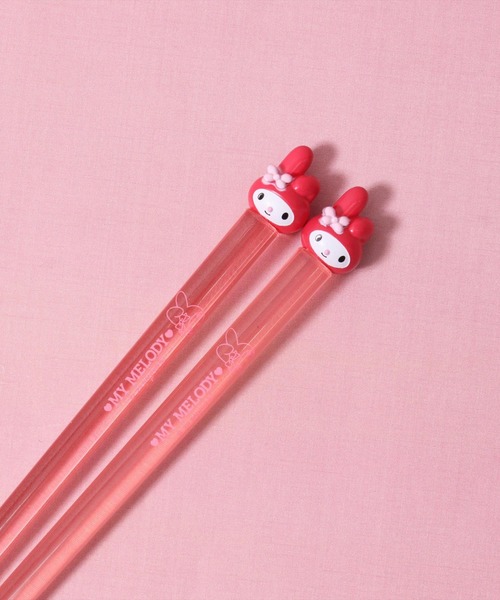 sanrio（サンリオ）の「(SK)【sanrio & PEANUTS】すべり止め加工 マスコット付き アクリル 箸[21.0cm]（カトラリー・レディース・ブルーグリーン/ライトピンク/サックスブルー/レッド/チェリーレッド・ONE SIZE）」の11枚目の写真