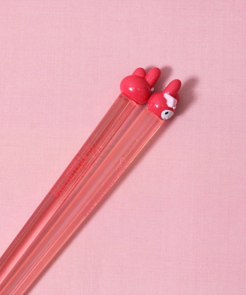 sanrio（サンリオ）の「(SK)【sanrio & PEANUTS】すべり止め加工 マスコット付き アクリル 箸[21.0cm]（カトラリー・レディース・ブルーグリーン/ライトピンク/サックスブルー/レッド/チェリーレッド・ONE SIZE）」の12枚目の写真