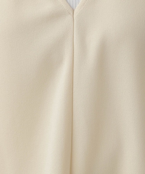 Elura（エルーラ）の「サラサラサマーレイヤードプルオーバー/105364（シャツ/ブラウス・レディース・ブラック/ダークネイビー/ホワイト・FREE）」の6枚目の写真