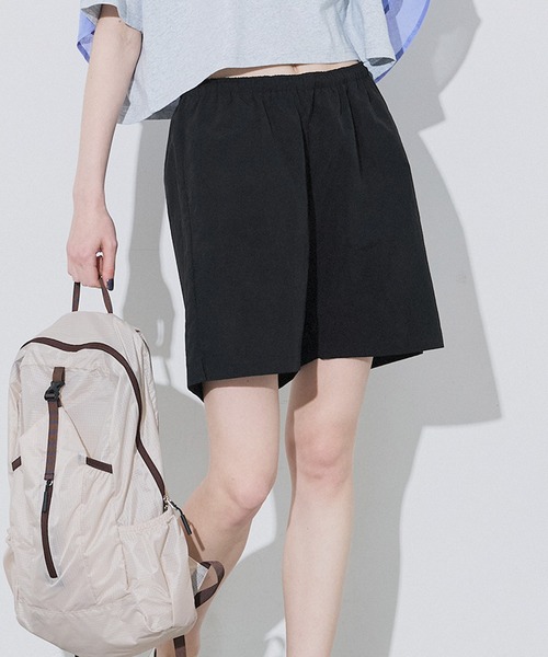 coca(coca)(コカ)の「\撥水・再入荷/ ワッシャーナイロンショーツ(その他パンツ・レディース・ブラック/ライトベージュ/ブラウン/A・M/L/S)」の1枚目の写真
