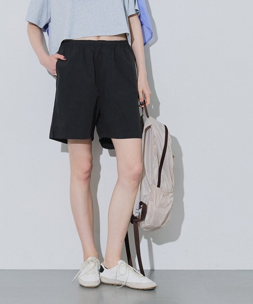 coca(coca)(コカ)の「\撥水・再入荷/ ワッシャーナイロンショーツ(その他パンツ・レディース・ブラック/ライトベージュ/ブラウン/A・M/L/S)」の8枚目の写真