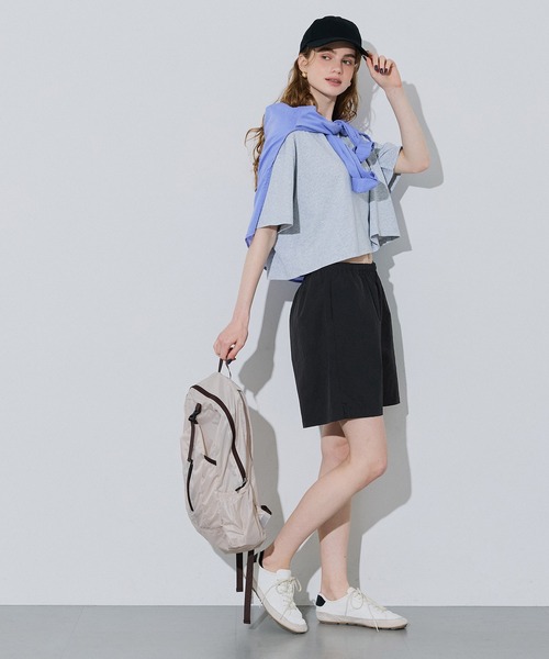 coca(coca)(コカ)の「\撥水・再入荷/ ワッシャーナイロンショーツ(その他パンツ・レディース・ブラック/ライトベージュ/ブラウン/A・M/L/S)」の9枚目の写真
