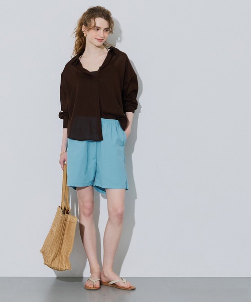 coca(coca)(コカ)の「\撥水・再入荷/ ワッシャーナイロンショーツ(その他パンツ・レディース・ブラック/ライトベージュ/ブラウン/A・M/L/S)」の10枚目の写真