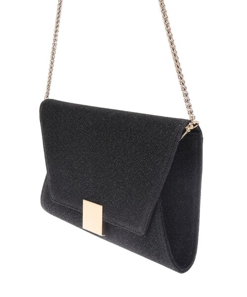 LAGUNAMOON(ラグナムーン)の「LADYグリッターラメクラッチバッグ(クラッチバッグ・レディース・ブロンズ/ブラック・FREE)」の4枚目の写真