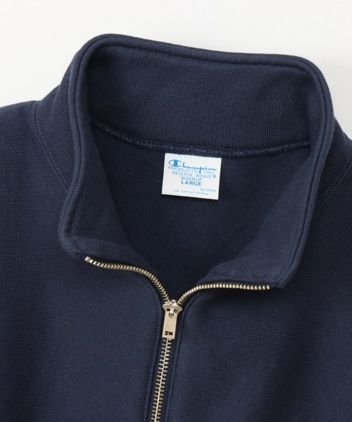 Champion(チャンピオン)の「【Champion/チャンピオン】メンズ リバースウィーブ(R) ハーフジップスウェットシャツ(スウェット・メンズ・ブラック/ダークネイビー/シルバーグレー/オートミール・MEDIUM/LARGE/X-LARGE)」の6枚目の写真