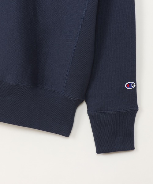 Champion(チャンピオン)の「【Champion/チャンピオン】メンズ リバースウィーブ(R) ハーフジップスウェットシャツ(スウェット・メンズ・ブラック/ダークネイビー/シルバーグレー/オートミール・MEDIUM/LARGE/X-LARGE)」の7枚目の写真